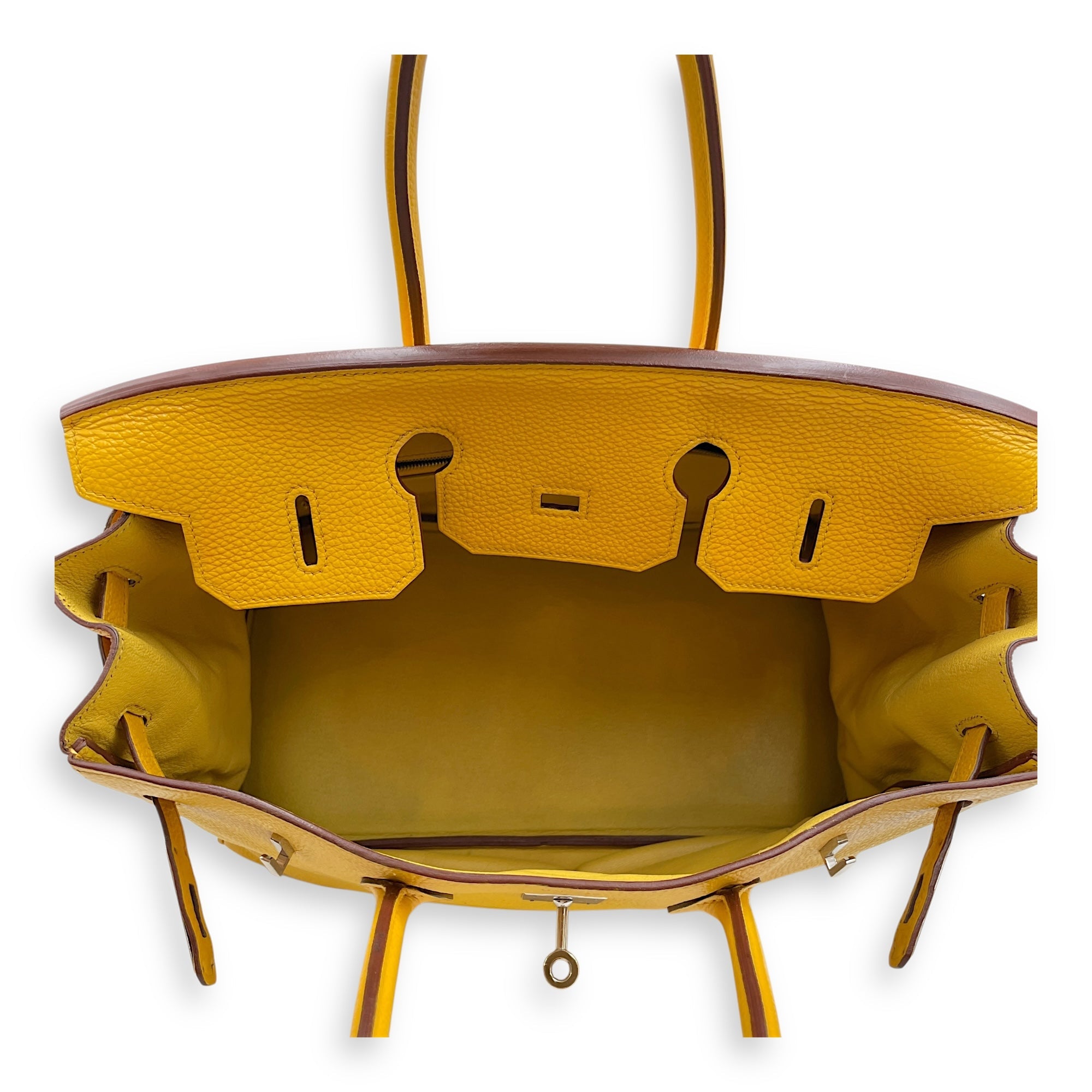 Birkin 35 Soleil in Togo Palladium hardware