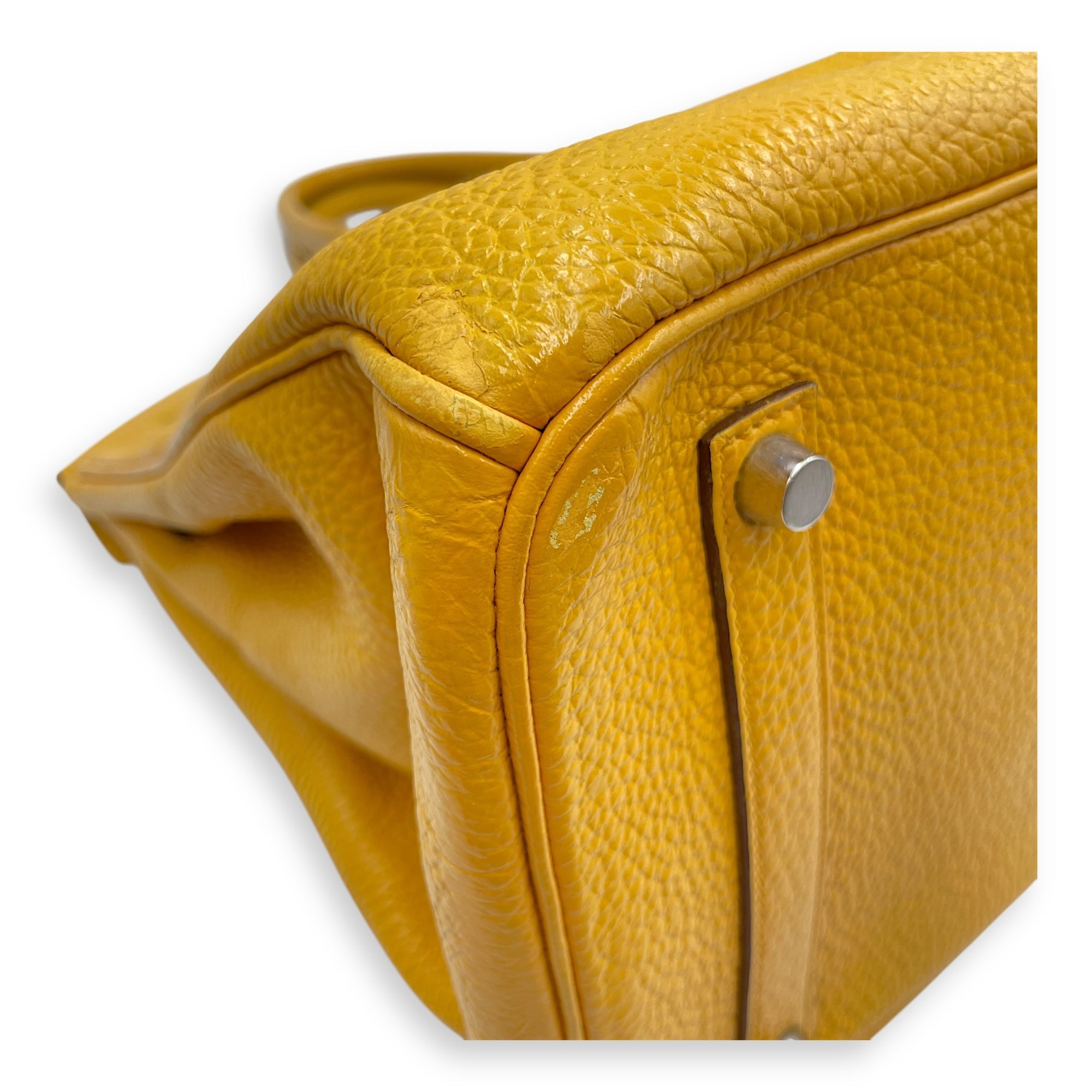 Birkin 35 Soleil in Togo Palladium hardware