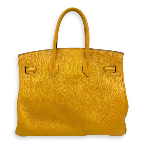 Birkin 35 Soleil in Togo Palladium hardware