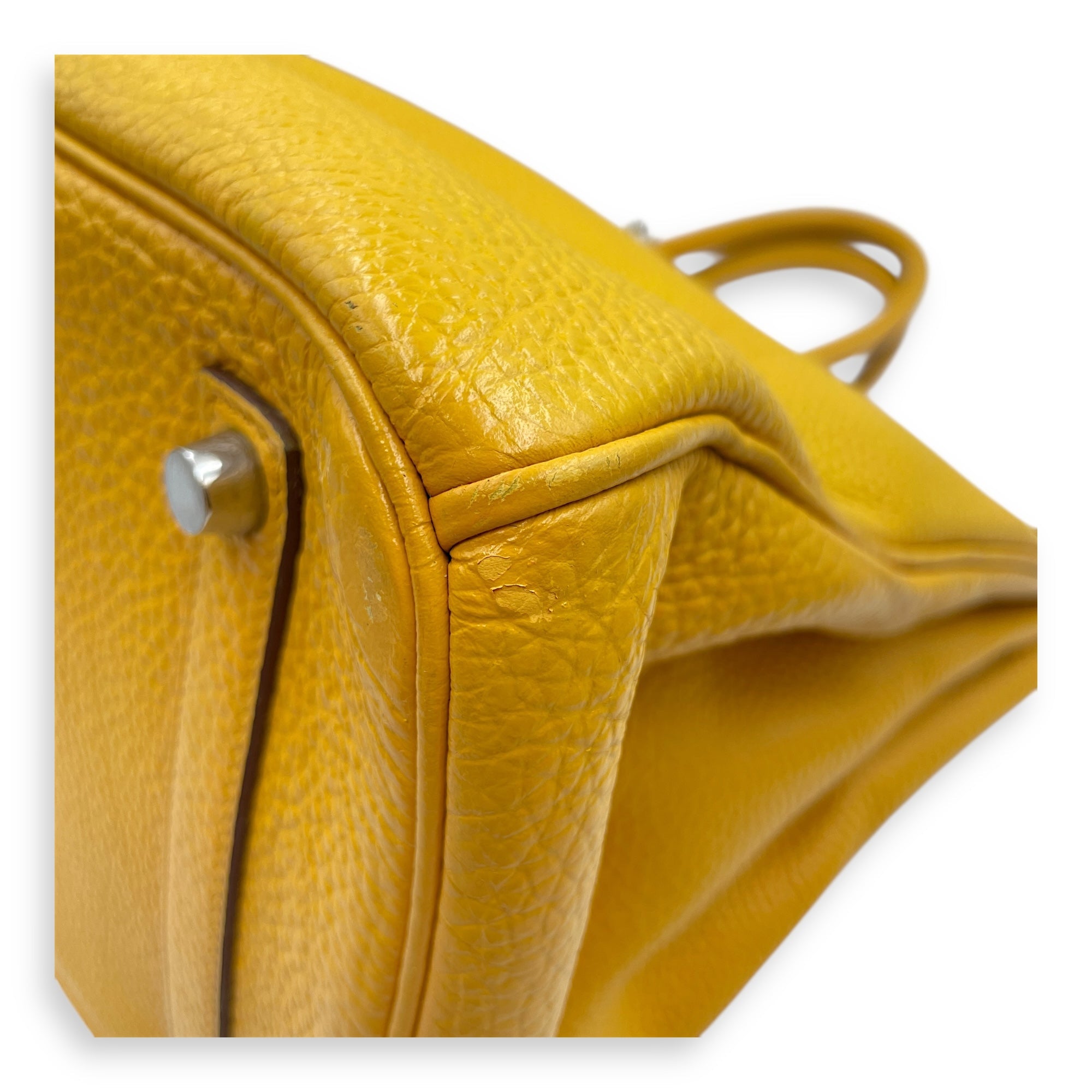Birkin 35 Soleil in Togo Palladium hardware