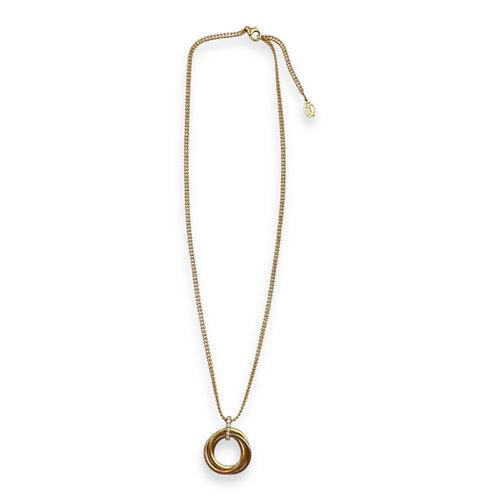 Trinity Medium Model Necklace in Gold Hardware