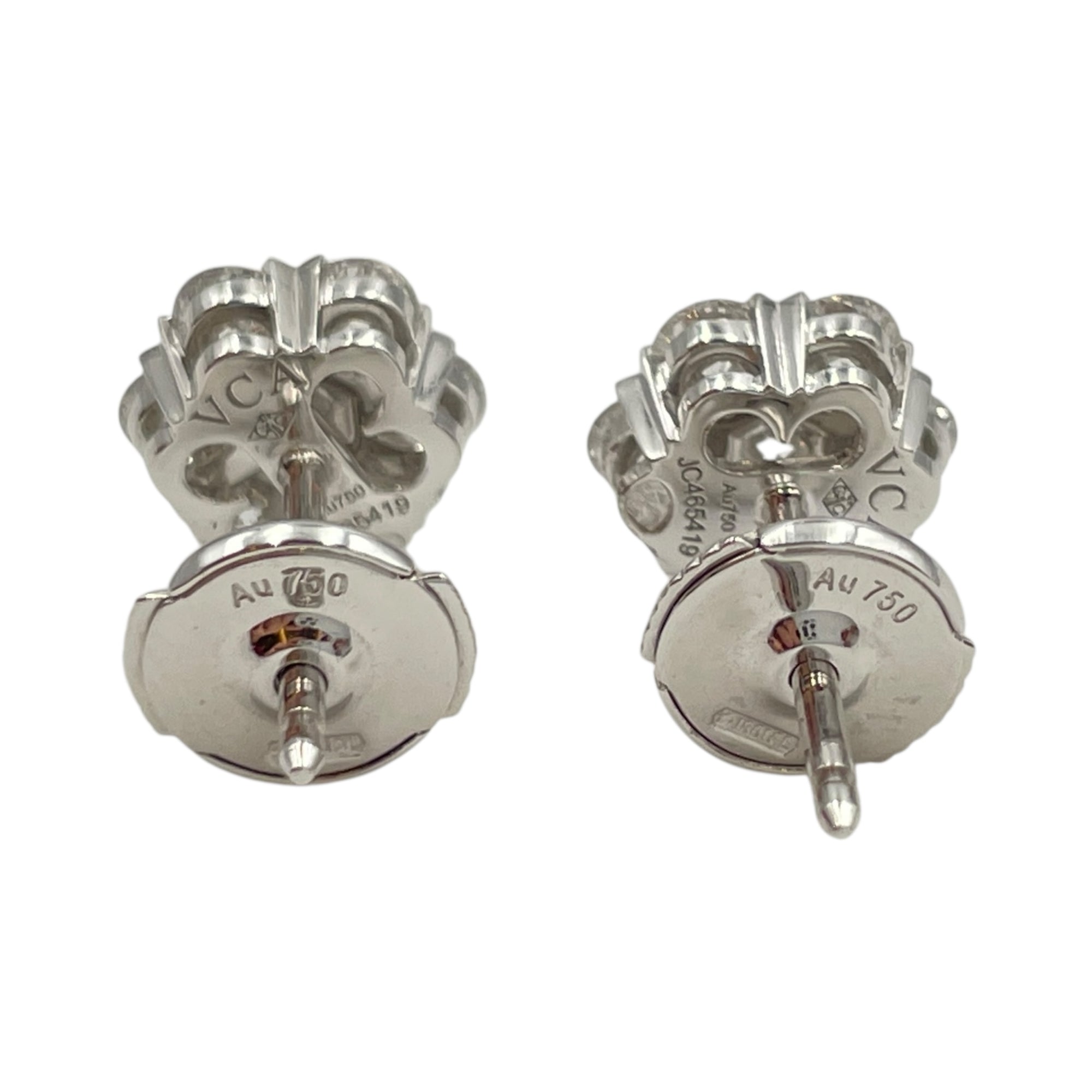 Fleurette Earrings in White Gold Hardware