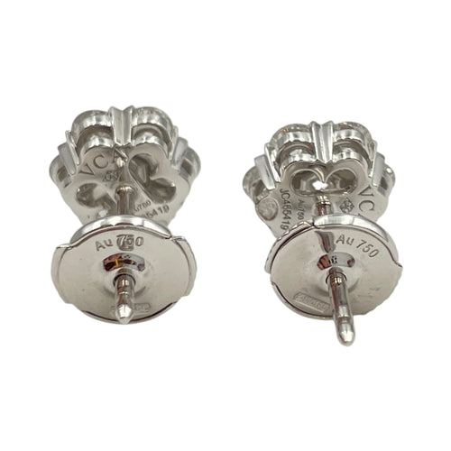Fleurette Earrings in White Gold Hardware