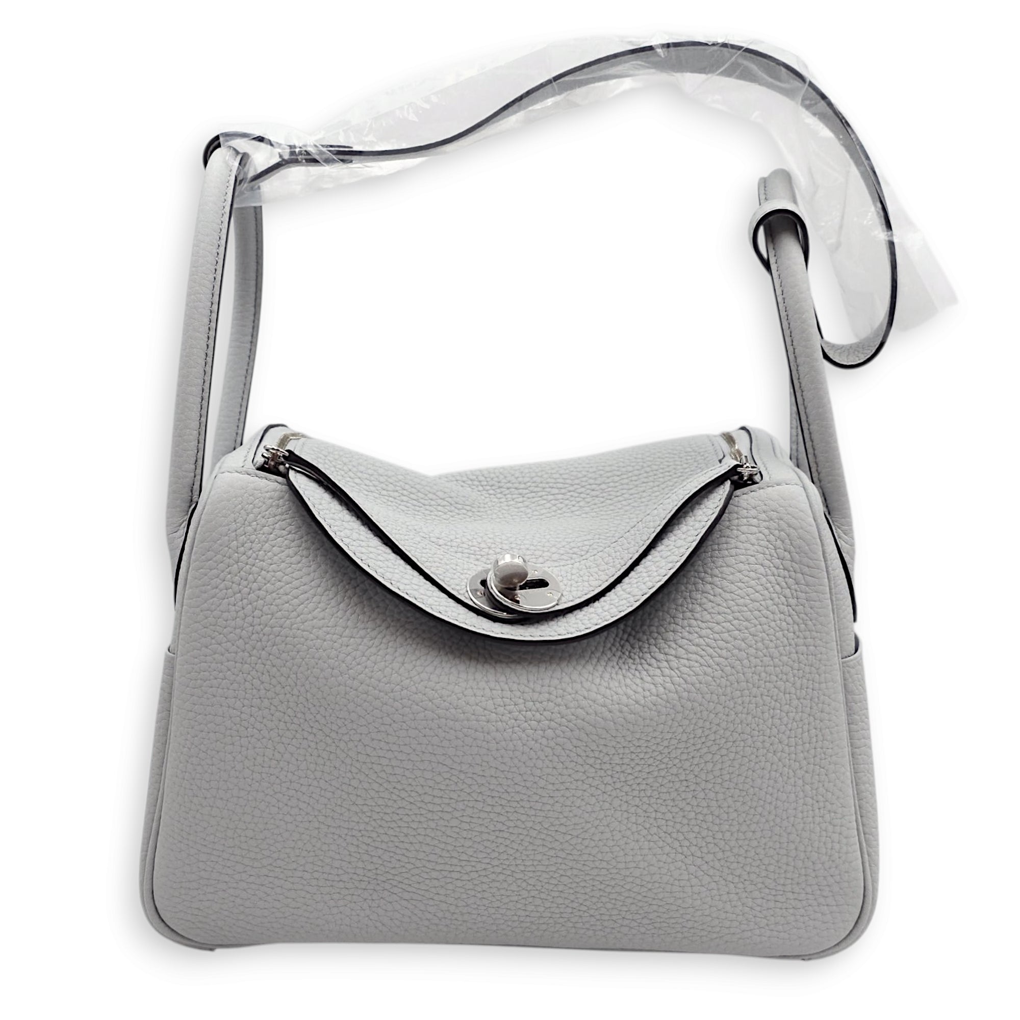 Lindy 26 Blue Pale in Clemence, Palladium hardware