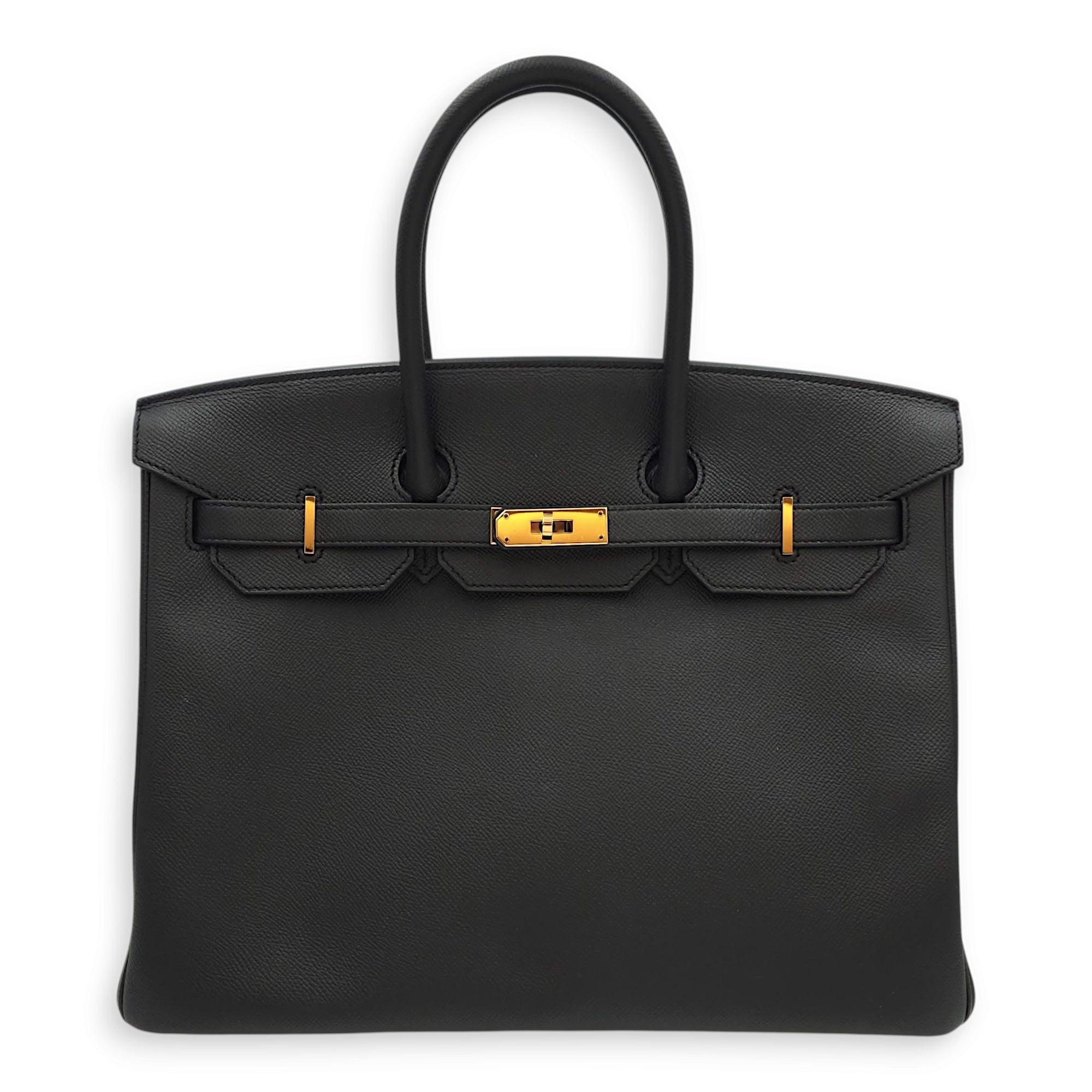 Birkin 35 Black in Epsom, Gold hardware