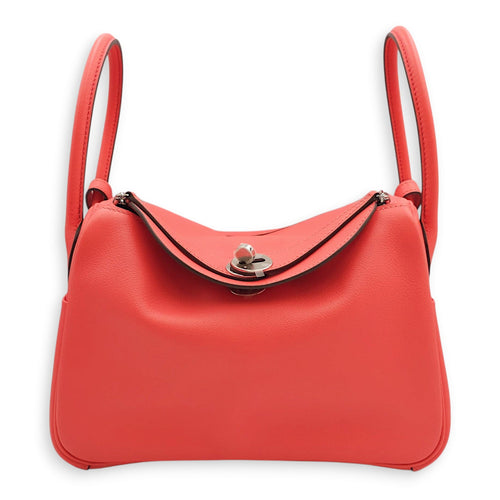 Lindy 26 Rose Texas in Evercolor Palladium hardware CL2506-13461 1