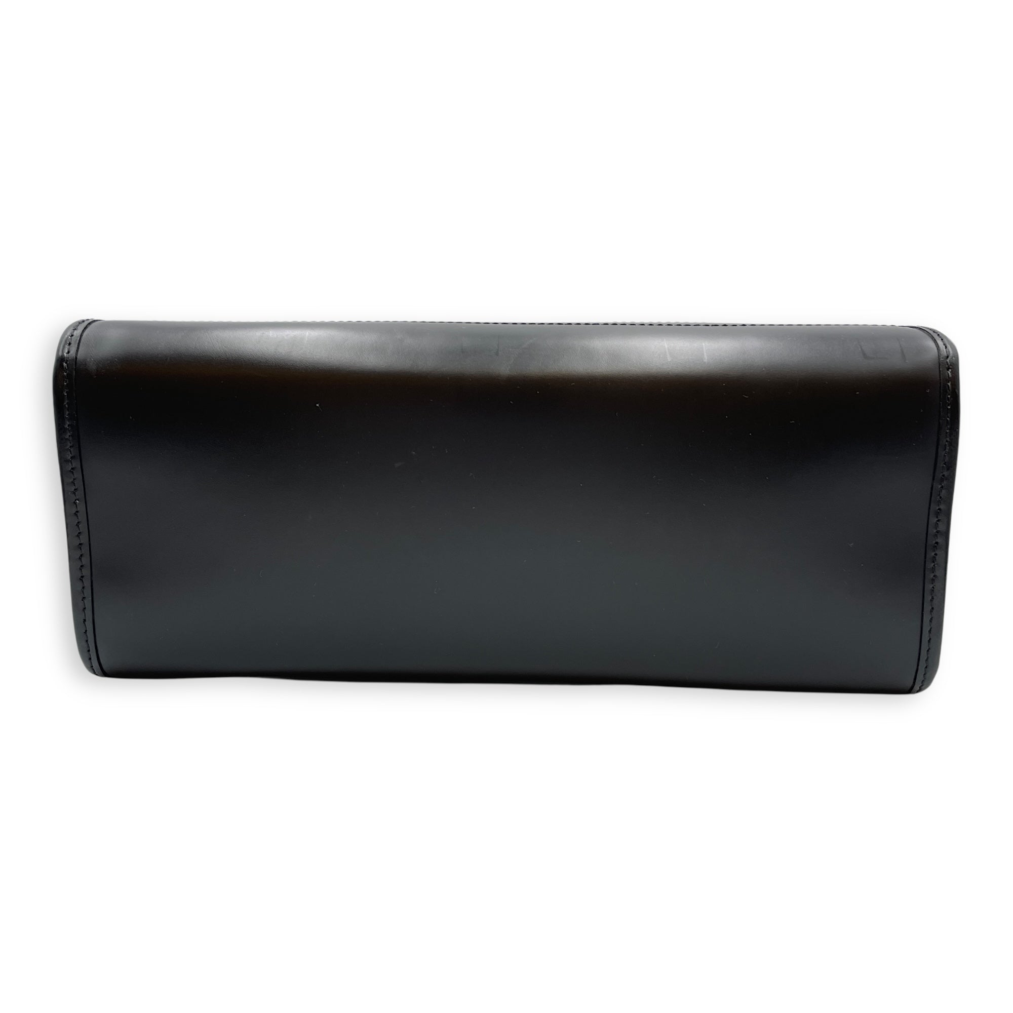 Madeleine PM Epi Black Top Handle Bag in Epi Leather, Silver hardware