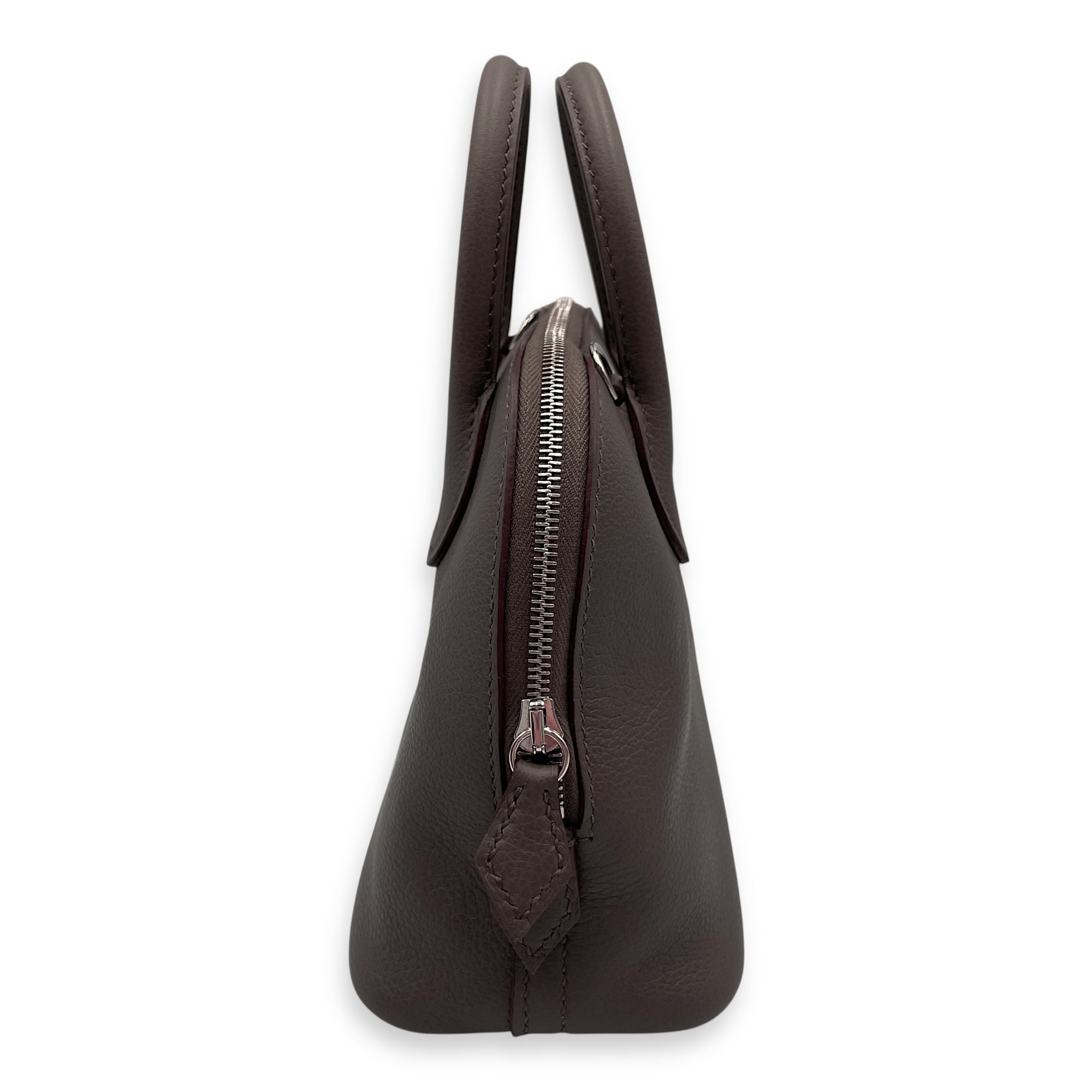 Bolide 1923 Mini Etain/Gris Tourterelle in Evercolor, Palladium hardware