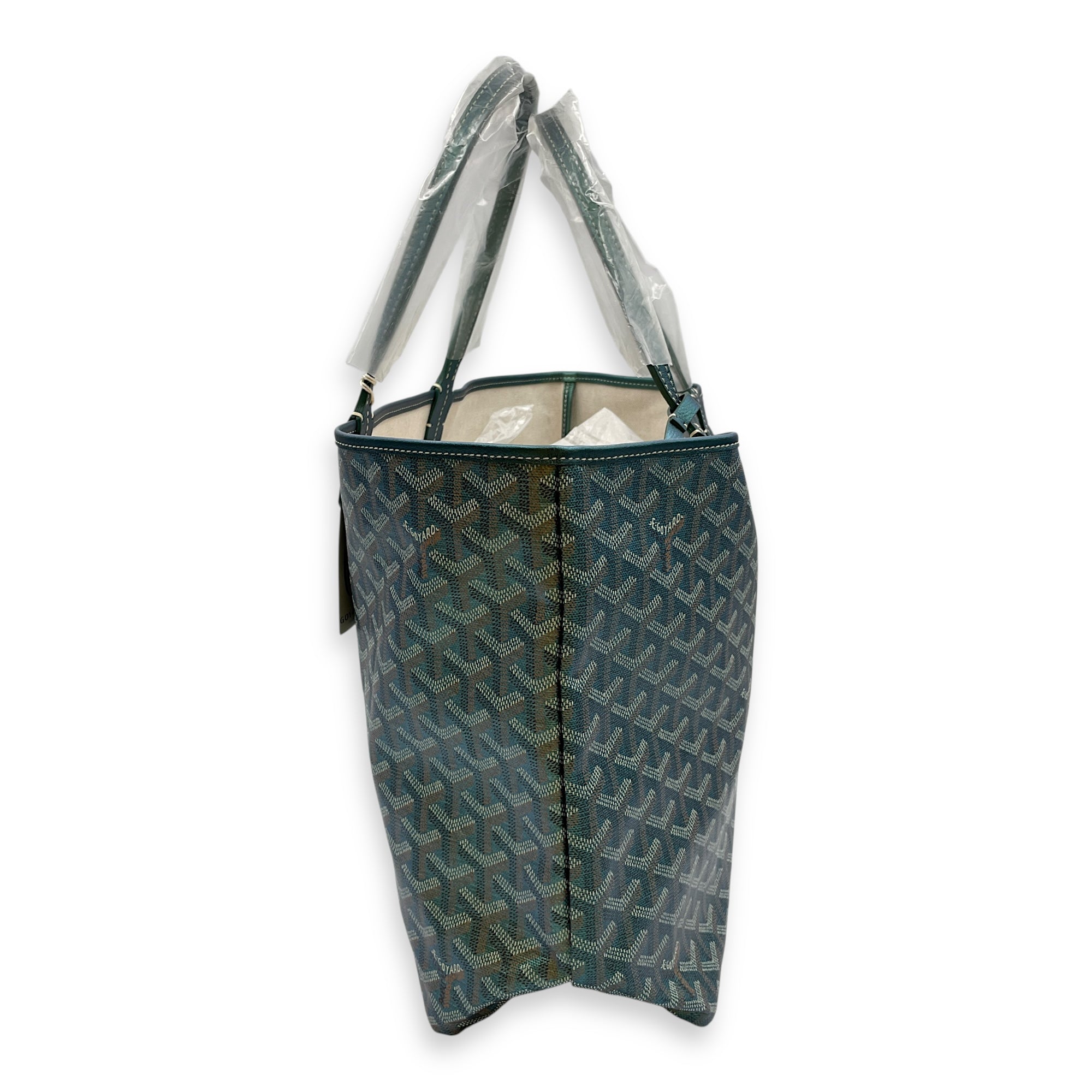 St Louis Green Shoulder Bag in Canvas