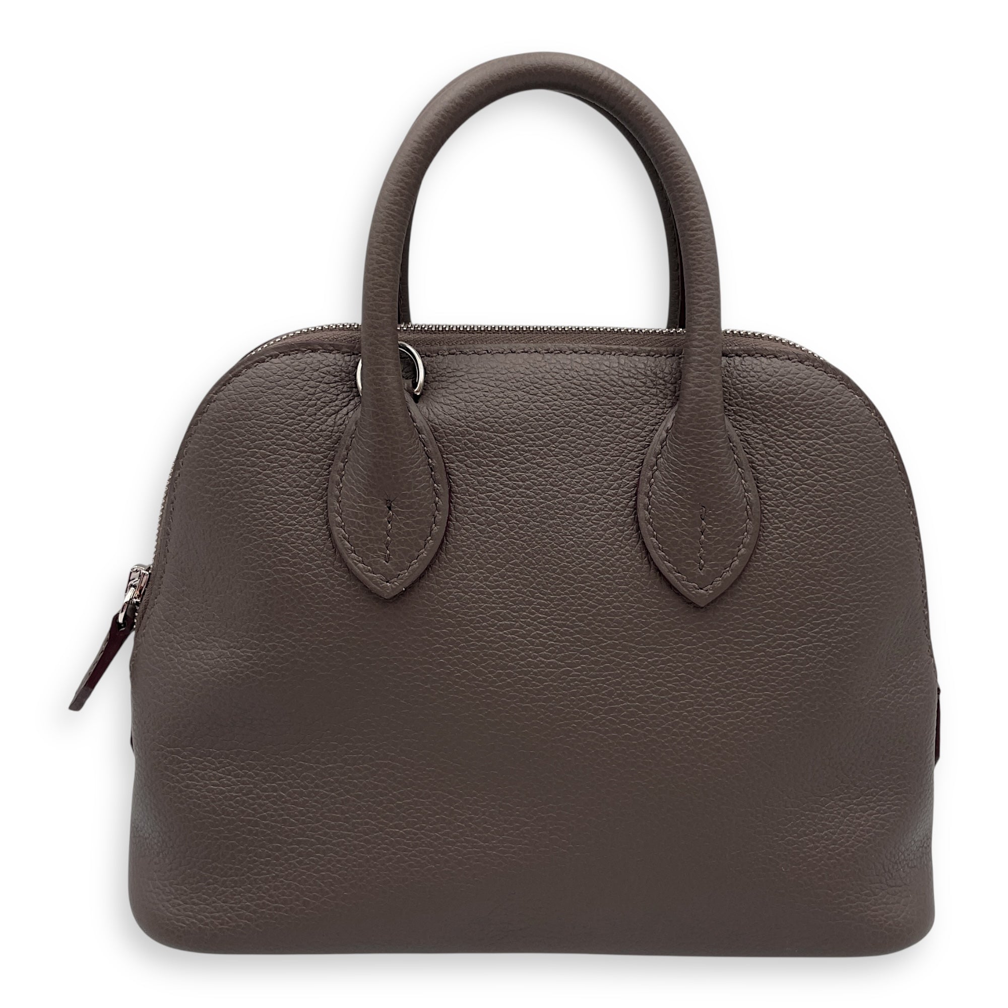 Bolide 1923 Mini Etain/Gris Tourterelle in Evercolor, Palladium hardware
