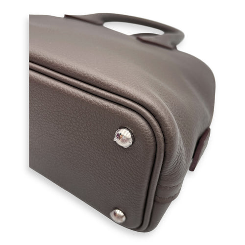Bolide 1923 Mini Etain/Gris Tourterelle in Evercolor, Palladium hardware