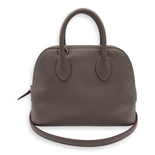Bolide 1923 Mini Etain/Gris Tourterelle in Evercolor, Palladium hardware