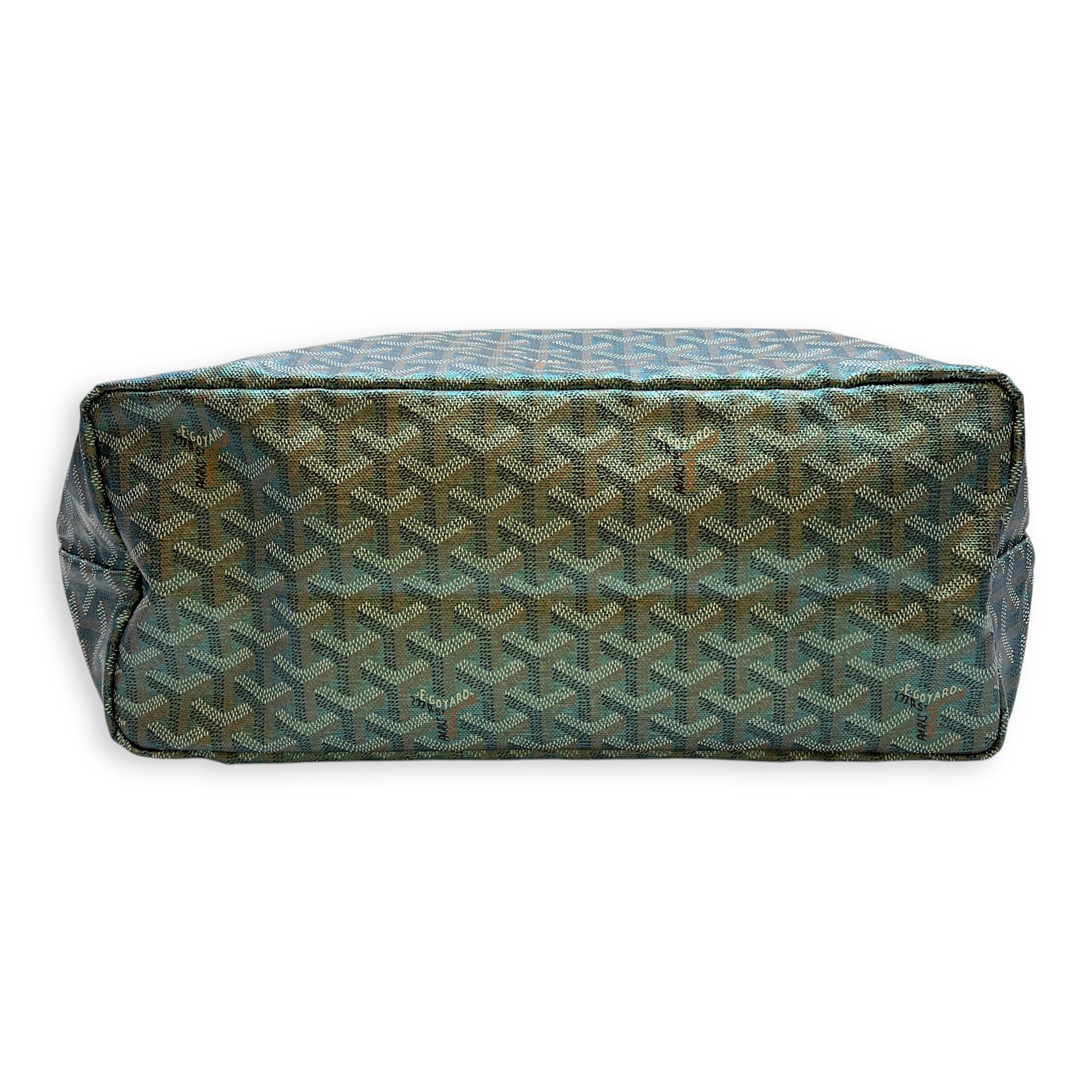 St Louis Green Shoulder Bag in Canvas