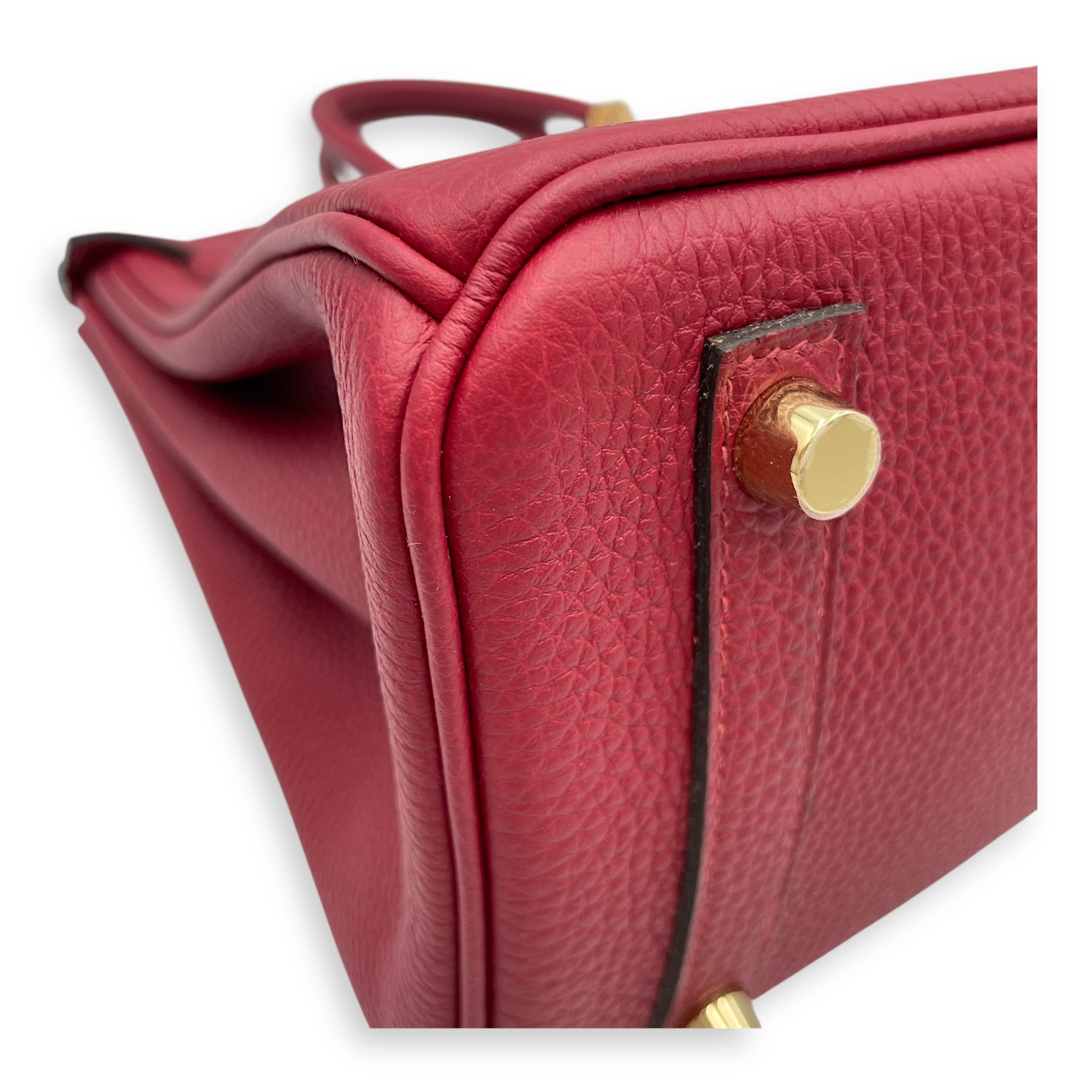 Birkin 25 Rouge Grenat in Togo, Gold hardware