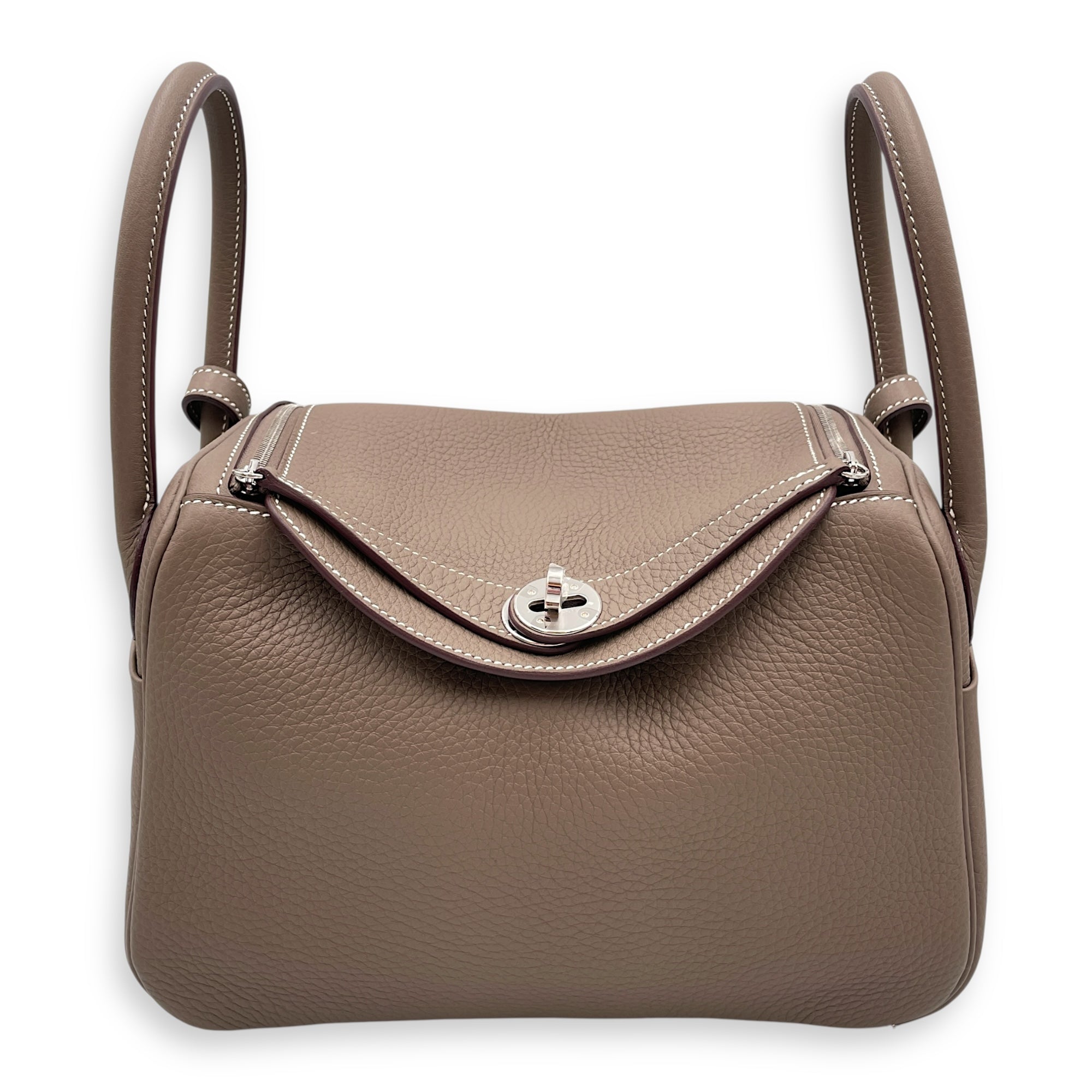 Lindy 26 Etoupe in Clemence, Palladium hardware