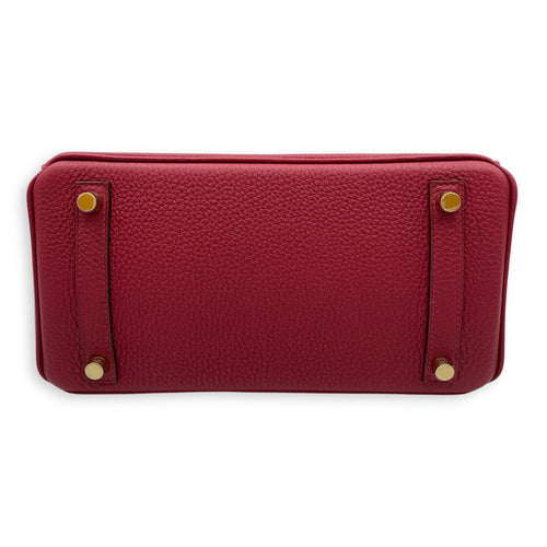 Birkin 25 Rouge Grenat in Togo, Gold hardware