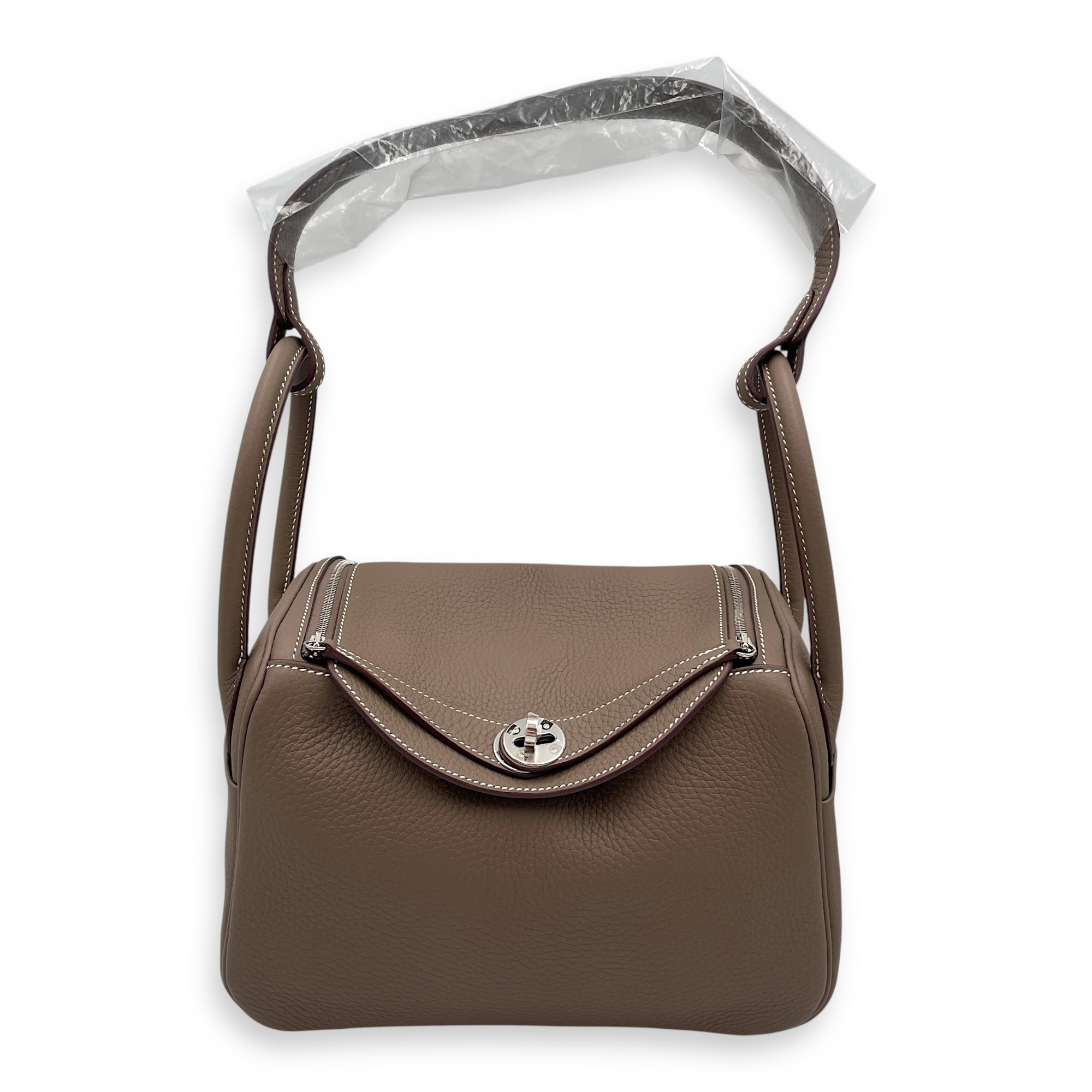 Lindy 26 Etoupe in Clemence, Palladium hardware