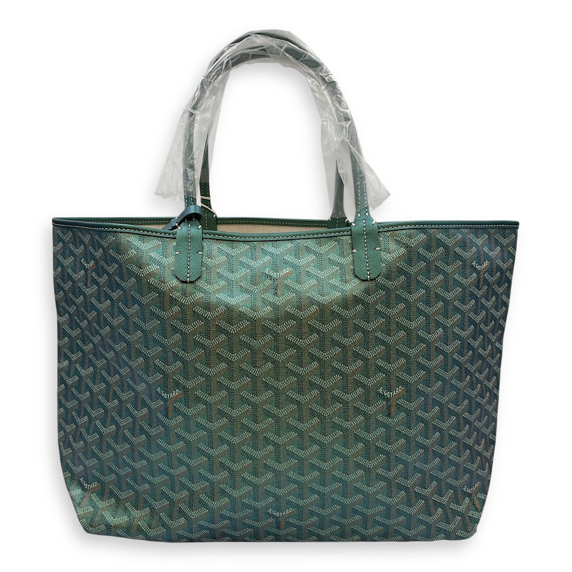 St Louis Green Shoulder Bag in Canvas