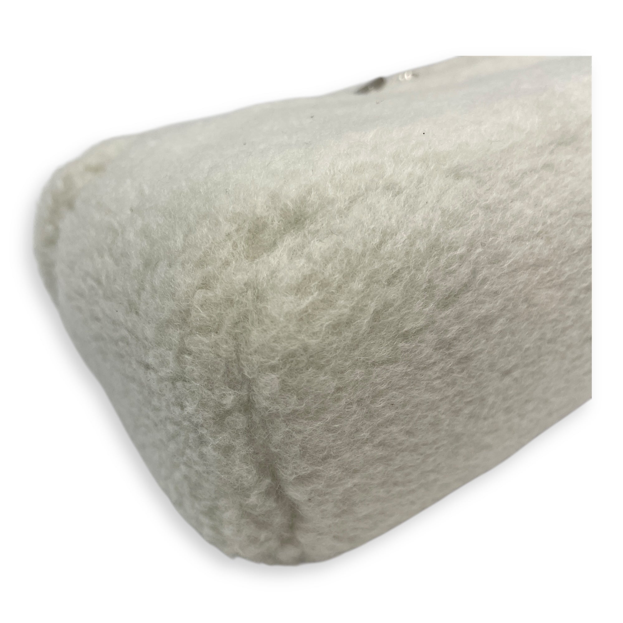 Extra Pocket 19 shearing fur Grey Crossbody Bag in Cashfur, Silver hardware
