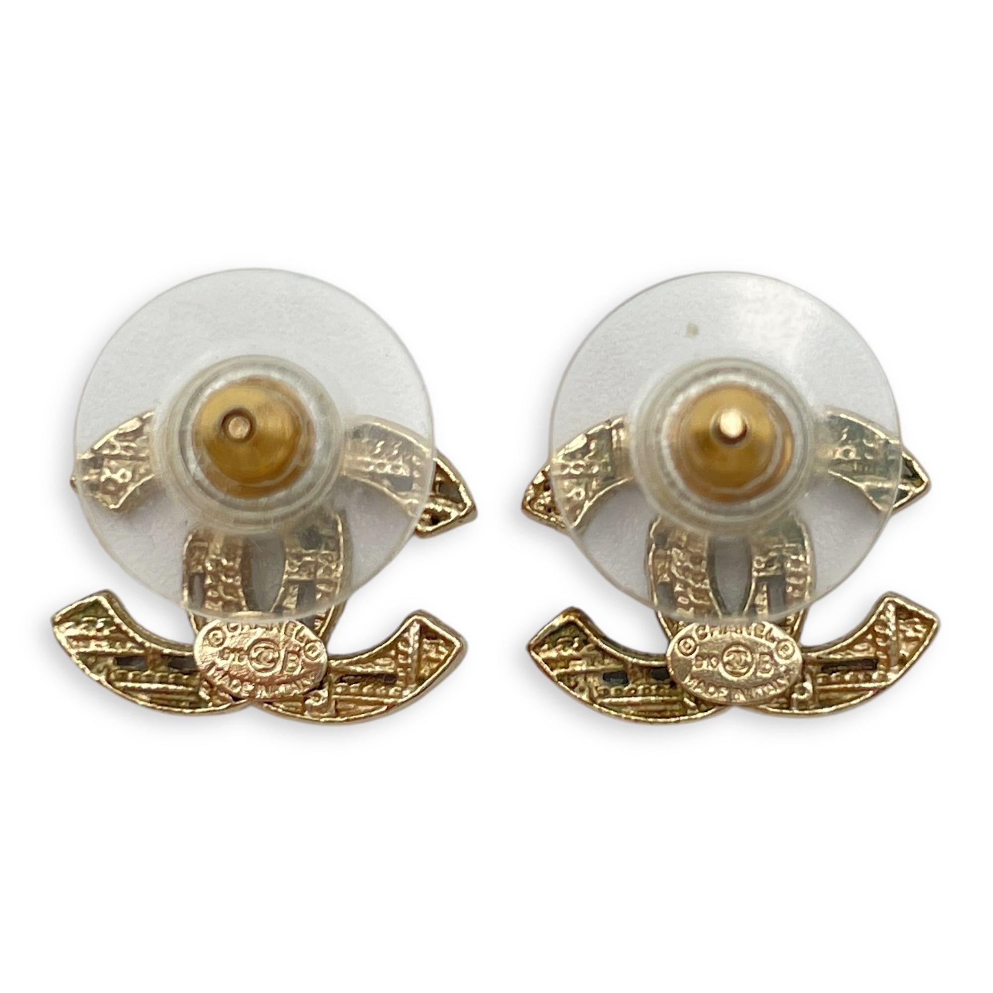 CC logo earring Earrings, Gold hardware