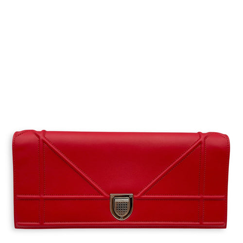 Diorama Others Red Crossbody Bag in Lambskin Silver hardware SL2506-13626 1