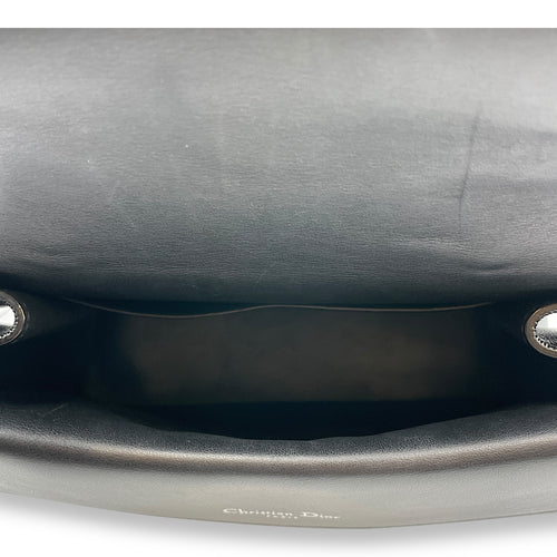 Dior Spring/Summer 2015 Collection Black Top Handle Bag in Calfskin, Silver hardware