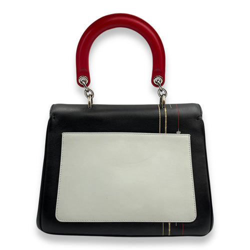 Dior Spring/Summer 2015 Collection Black Top Handle Bag in Calfskin, Silver hardware