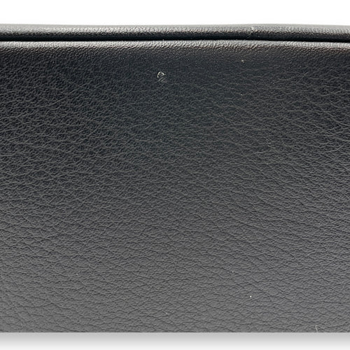 Dior Spring/Summer 2015 Collection Black Top Handle Bag in Calfskin, Silver hardware