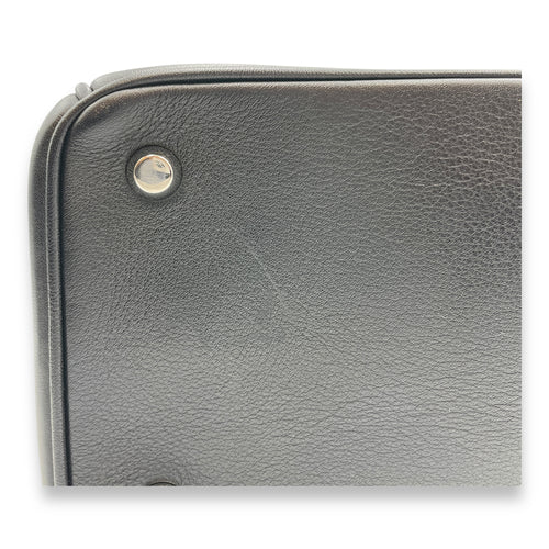 Dior Spring/Summer 2015 Collection Black Top Handle Bag in Calfskin, Silver hardware