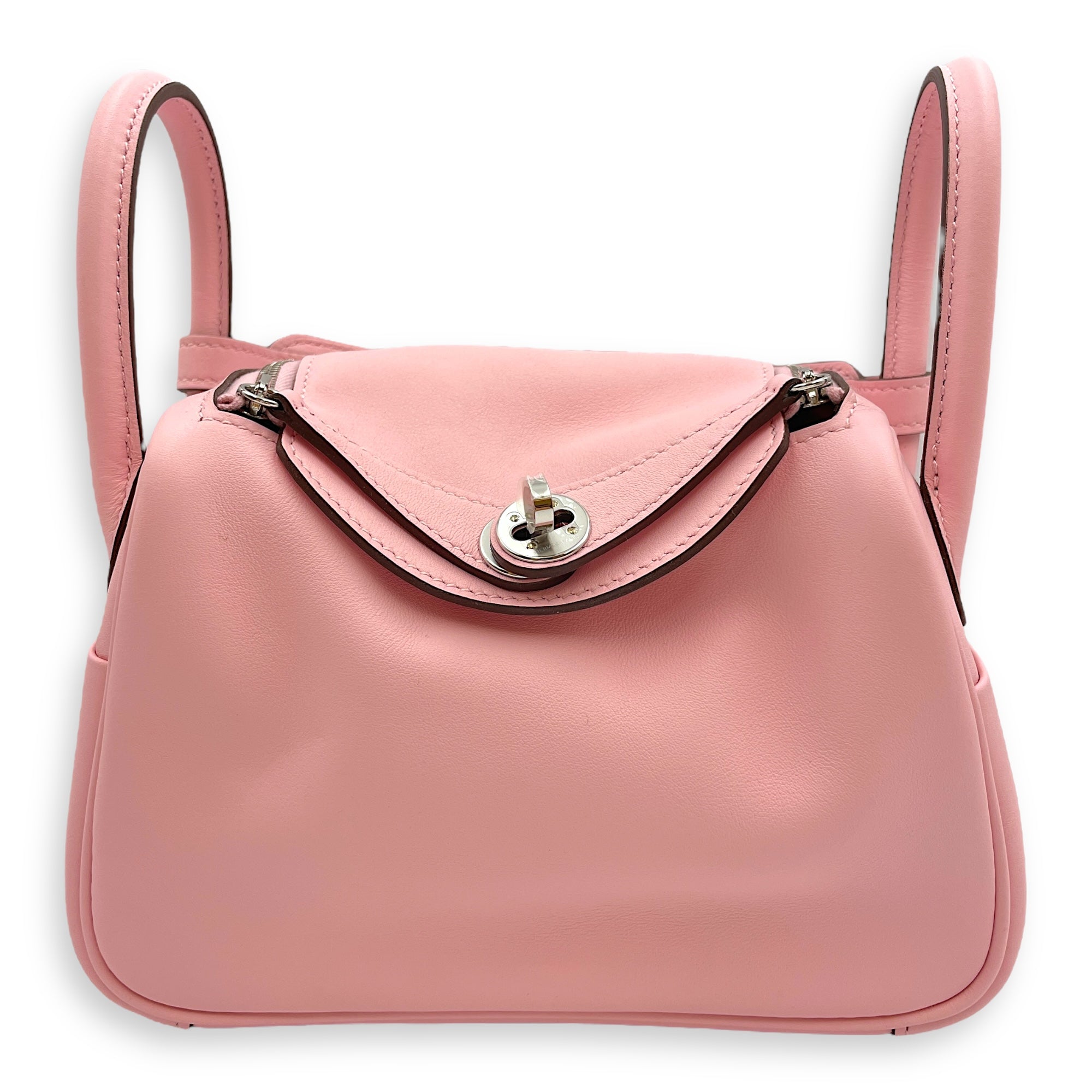 Lindy II Mini Rose Sakura in Swift, Palladium hardware