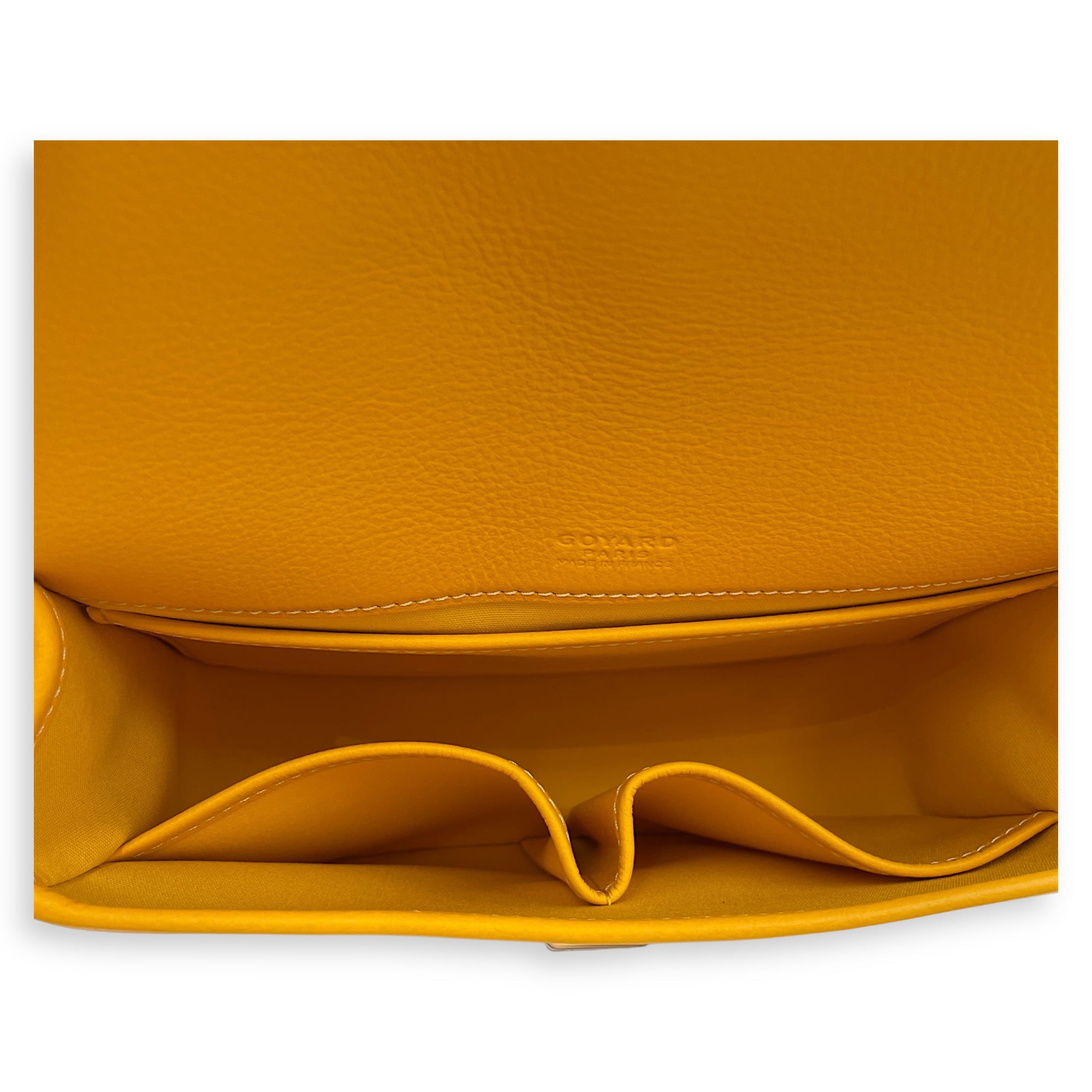 Belvedere PM Yellow Crossbody Bag in Canvas, Silver hardware