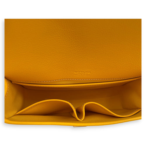 Belvedere PM Yellow Crossbody Bag in Canvas, Silver hardware