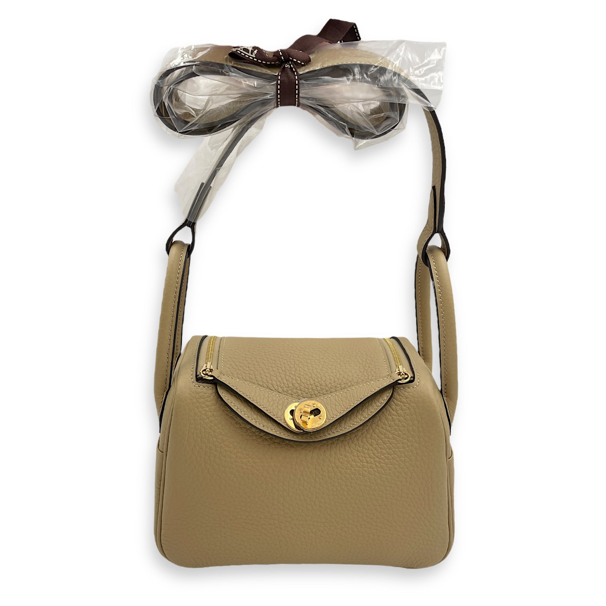 Lindy II Mini Trench in Clemence, Gold hardware