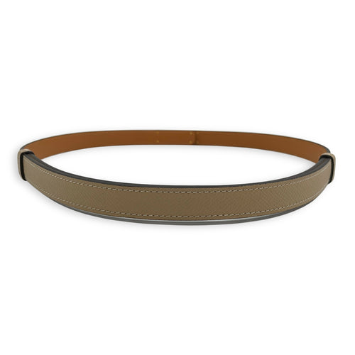 Kelly Pocket Trench/Craie Belt in Epsom, Gold hardware