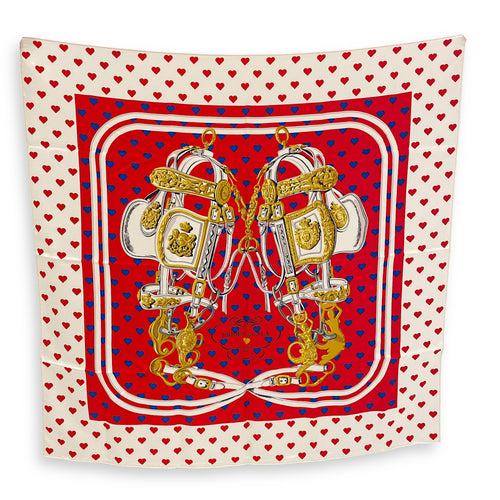 Brides de gala 90 Blanc/Rouge/Bleu Scarf