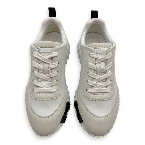 Bouncing Sneaker. Sz: 36 Blanc Sneakers in Chevre Velours