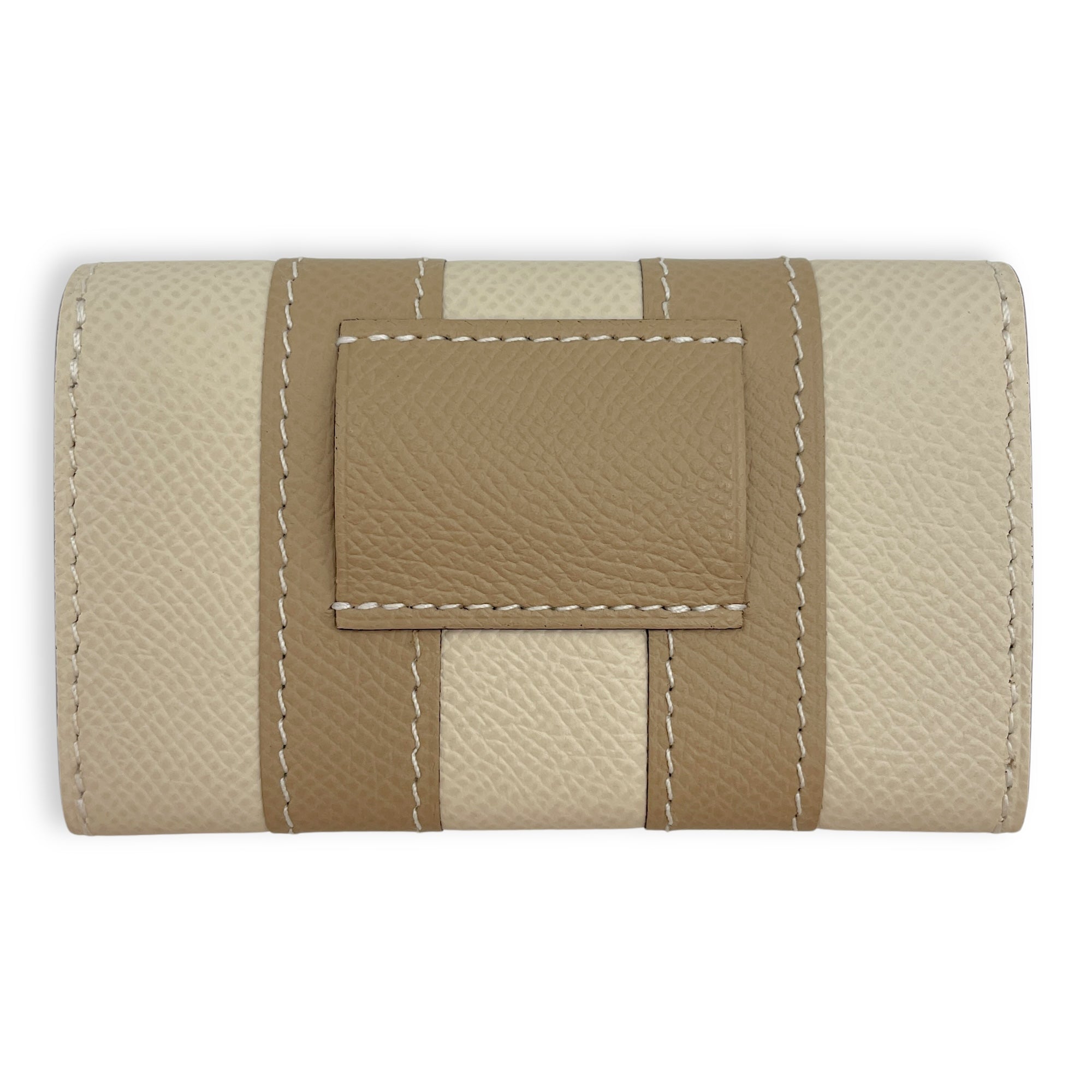 Kelly Pocket Trench/Craie Belt in Epsom, Gold hardware