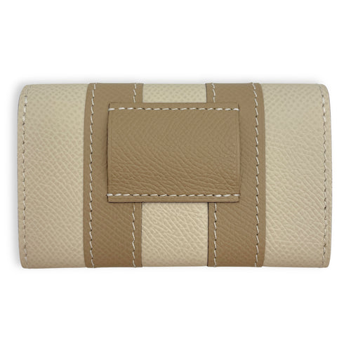 Kelly Pocket Trench/Craie Belt in Epsom, Gold hardware