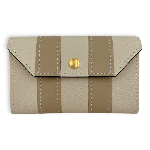 Kelly Pocket Trench/Craie Belt in Epsom, Gold hardware