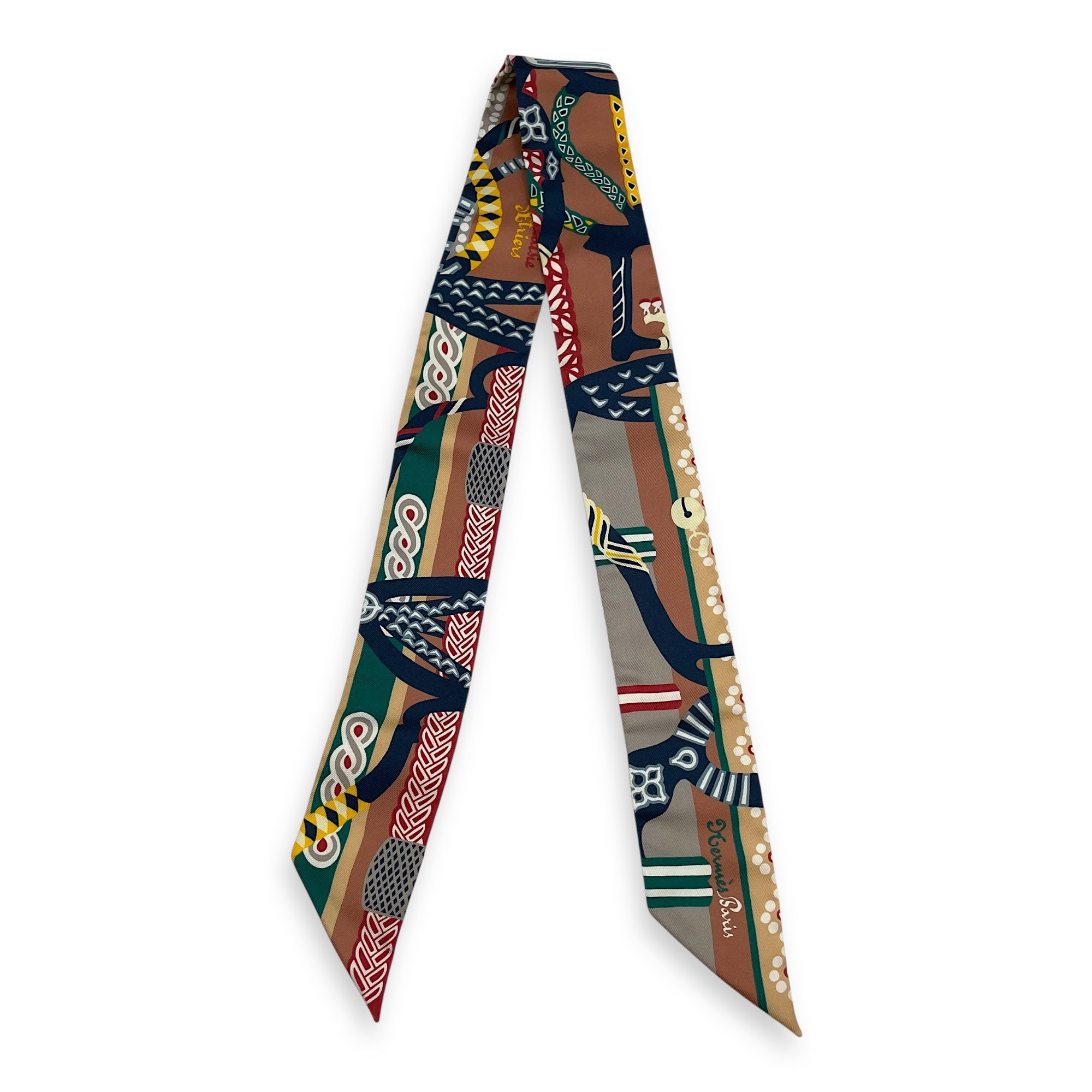 Fantaisie d'Etriers Vert/Jaune/Multi-colour Twilly
