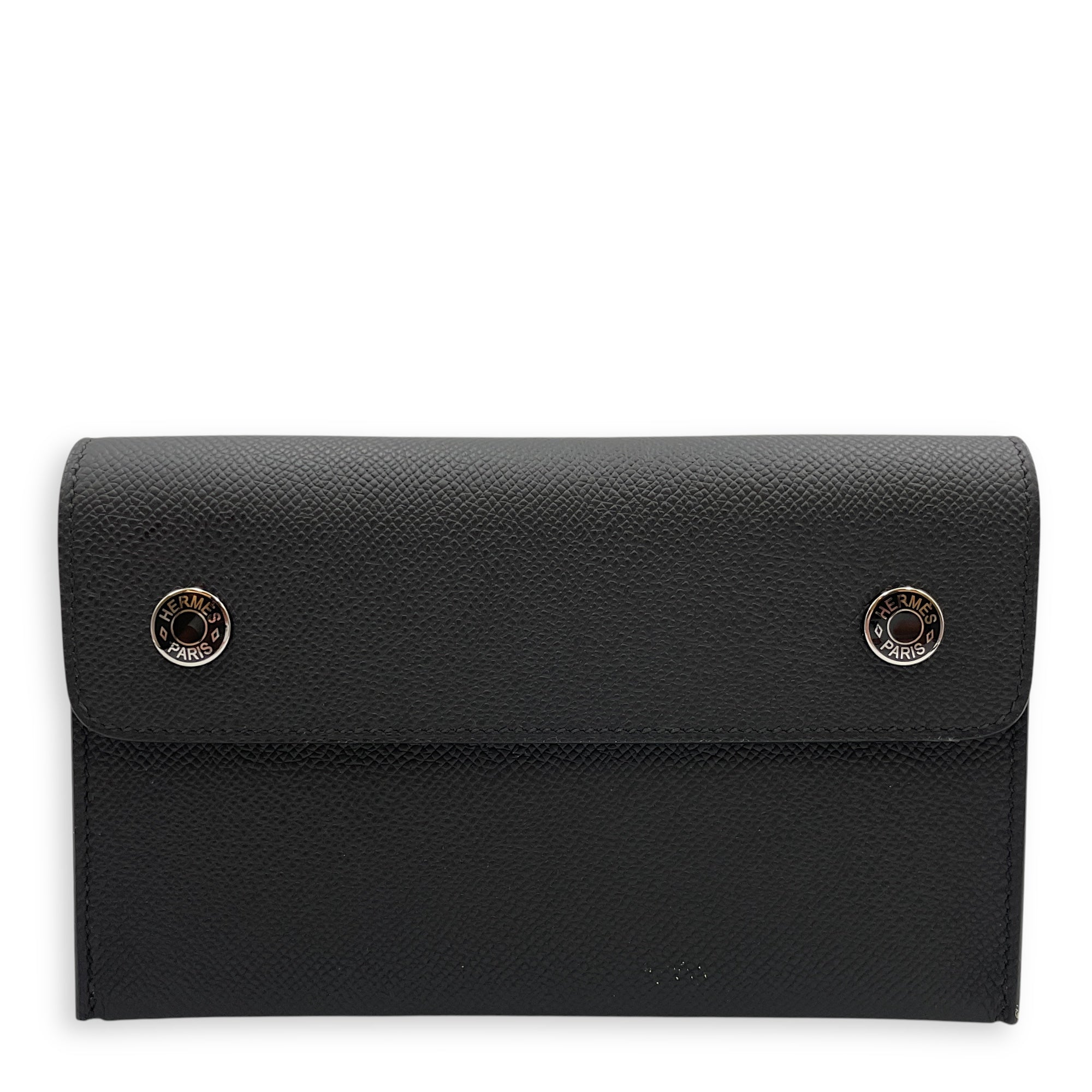 定番モチーフ♪】エルメス マネークリップ ブラック HERMES