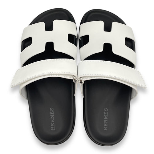 Chypre 36 Blanc Sandals in Calfskin