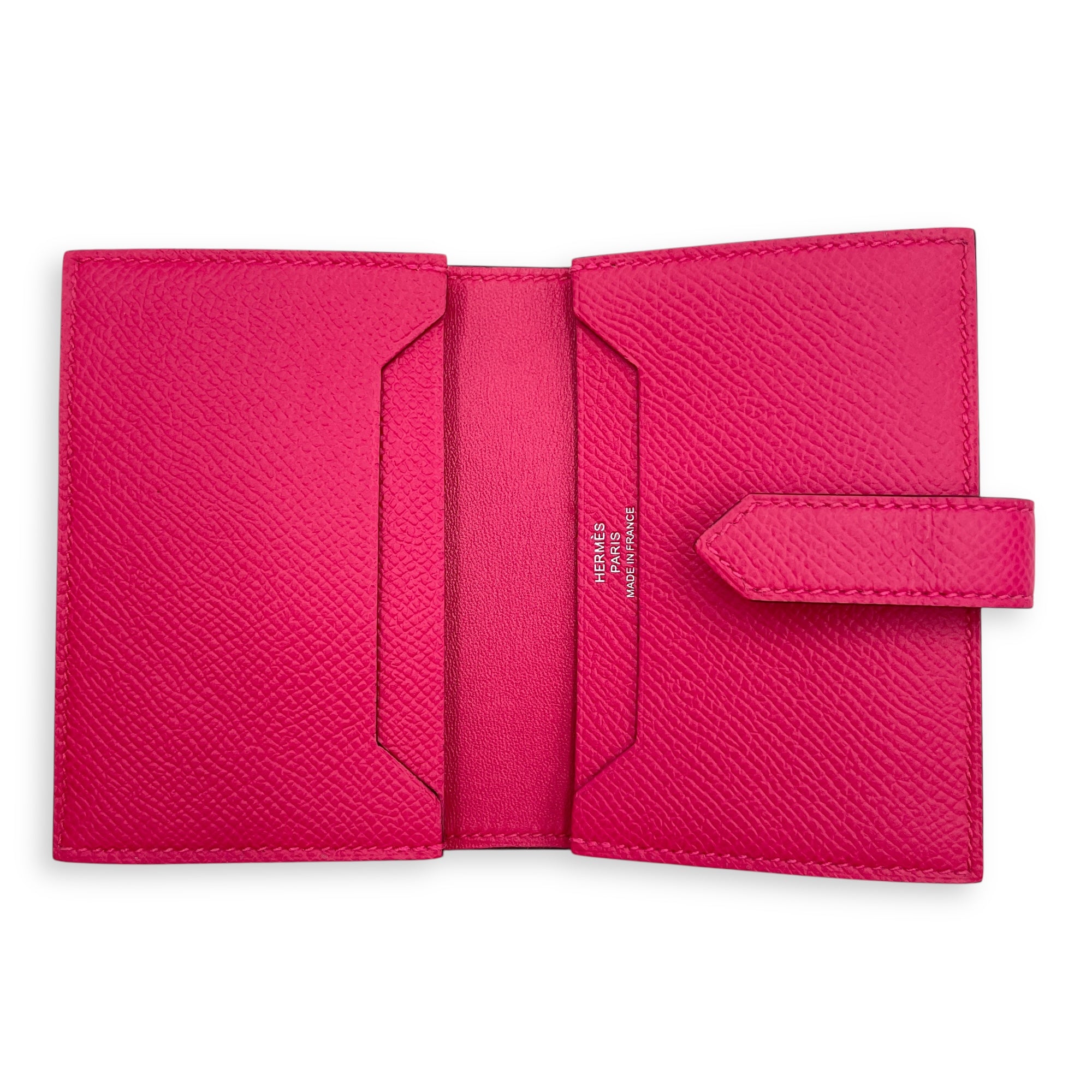 Bearn Rose Mexico Card Holder in Epsom, Palladium hardware