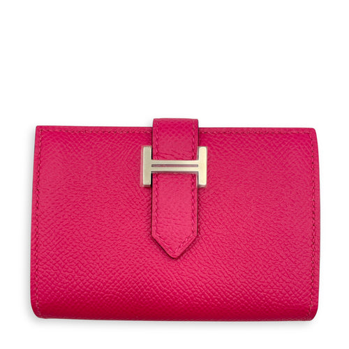 Bearn Rose Mexico Card Holder in Epsom, Palladium hardware