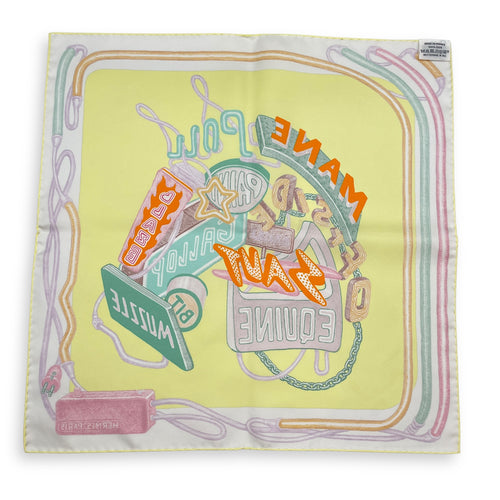 Chevaloscope Neon 45 Jaune/Violet Scarf