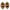 Maillon Mini Rose Candeur Earrings, Gold hardware