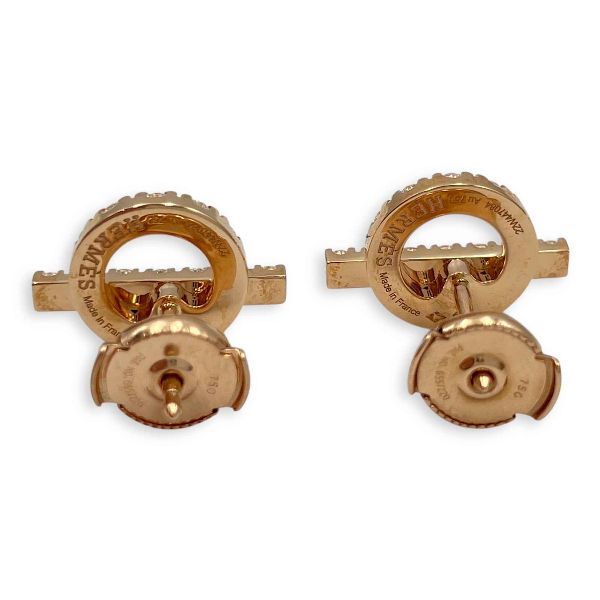 Finesse Earrings in 34 Diamonds, 0.92CT, Rose Gold Hardware