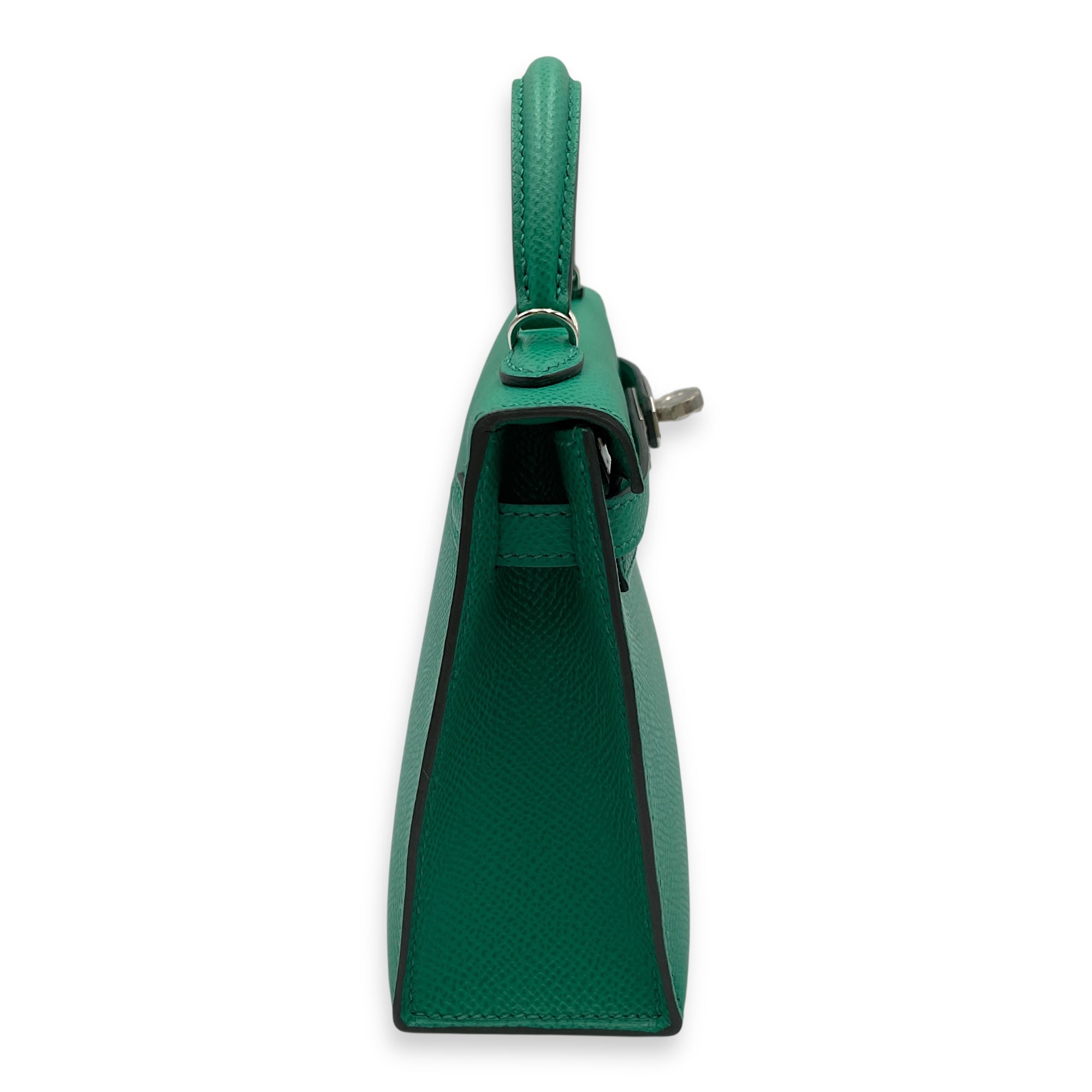 Sellier Kelly 20 Vert Jade in Epsom, Palladium hardware