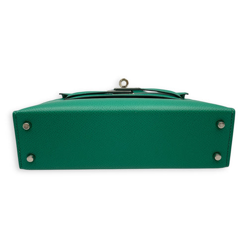 Sellier Kelly 20 Vert Jade in Epsom, Palladium hardware