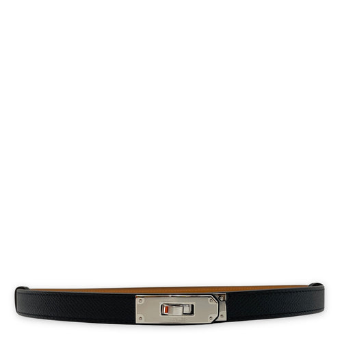 Kelly 18 Black Belt in Epsom, Palladium hardware